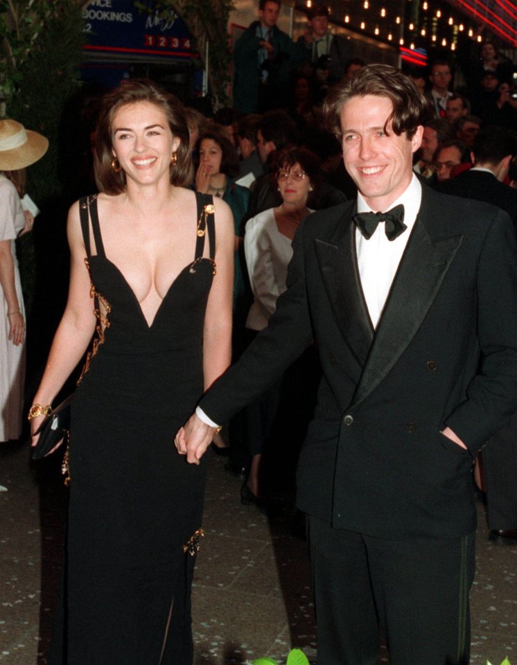  The actress famously dated Hugh Grant