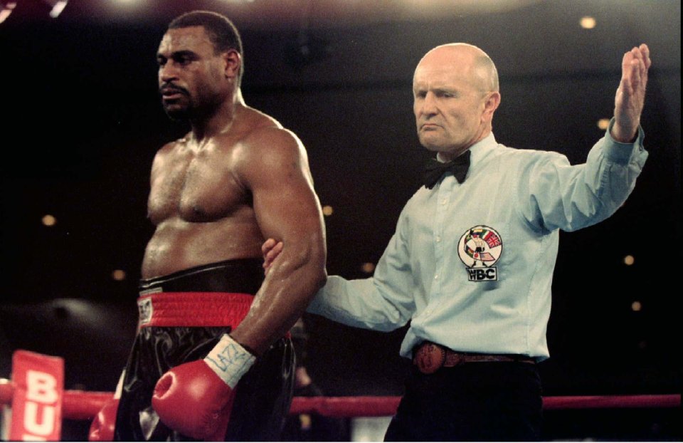  Oliver McCall ended his boxing career with a record of 59-14