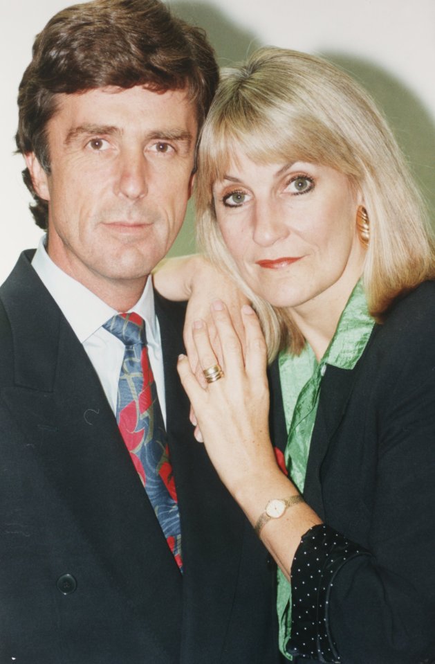  Presenters John Stapleton and his wife Lynn Faulds Wood in the 90s