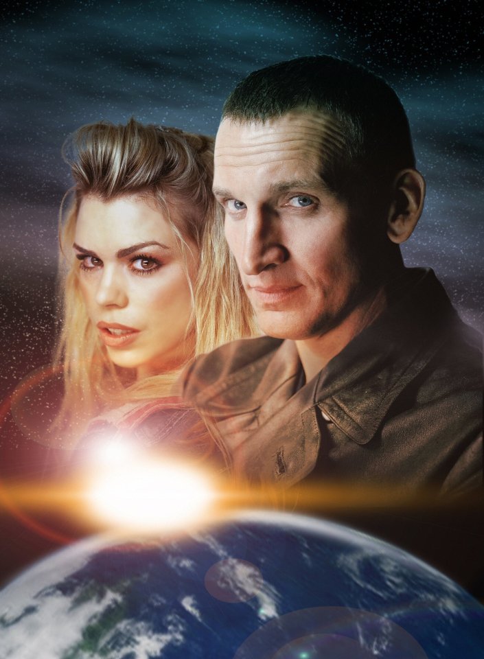  Christopher Eccleston played the Ninth Doctor and Billie Piper was his companion, Rose Tyler