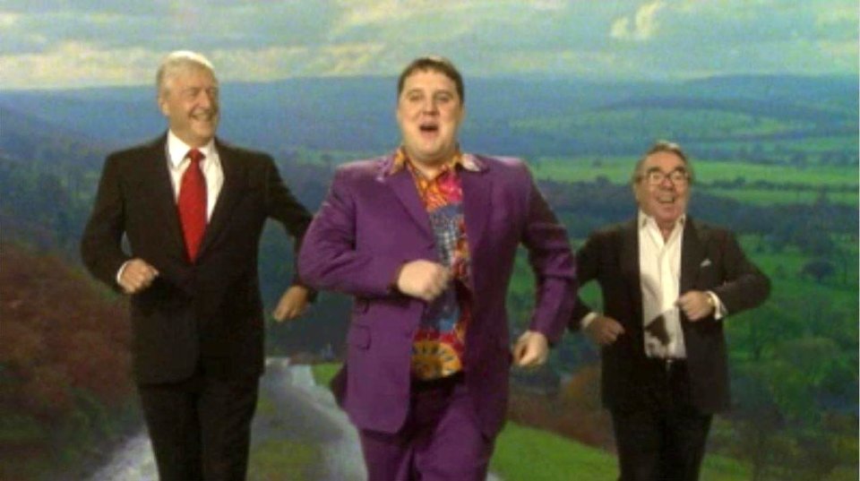  Peter's 2005 version featured a host of celebs including Michael Parkinson and the late Ronnie Corbett