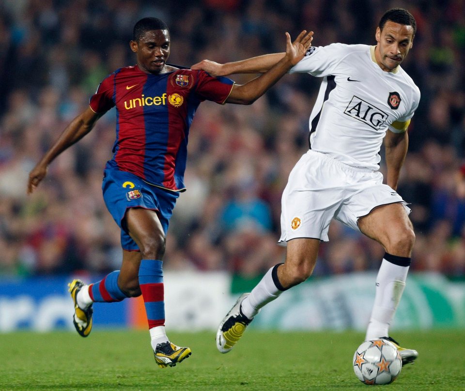  Rio Ferdinand had impressed against the Catalan giants