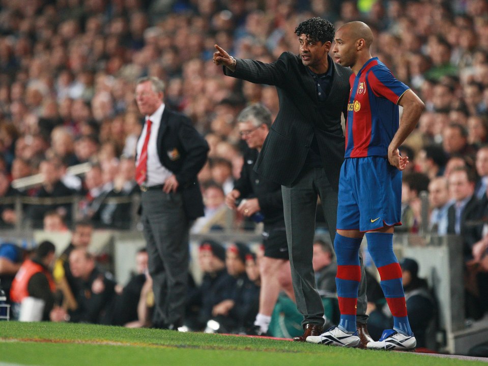  Frank Rijkaard couldn't mastermind victory over Ferguson's United in 2008