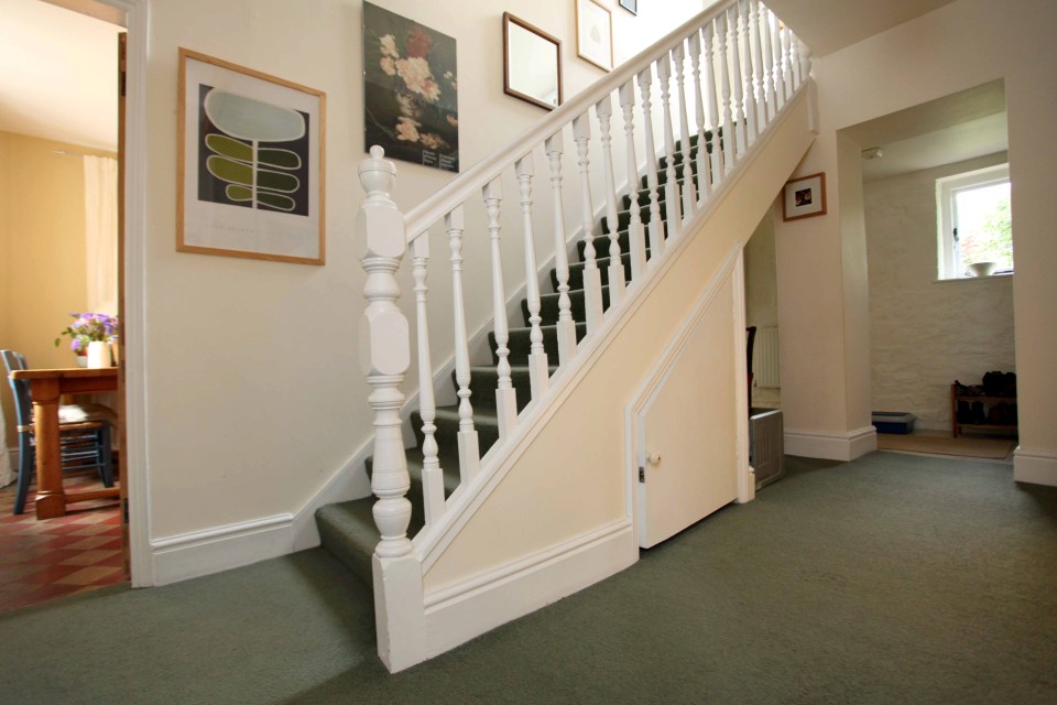  The property includes an under-stairs cupboard, similar to the one auntie Petunia and uncle Vernon Dursley forced Harry Potter to live in before he left for Hogwarts