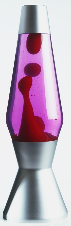 The funky lava lamps were invented in the 60s and are still popular today