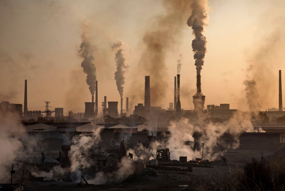 Factories have been closed down across China send pollution levels plummeting