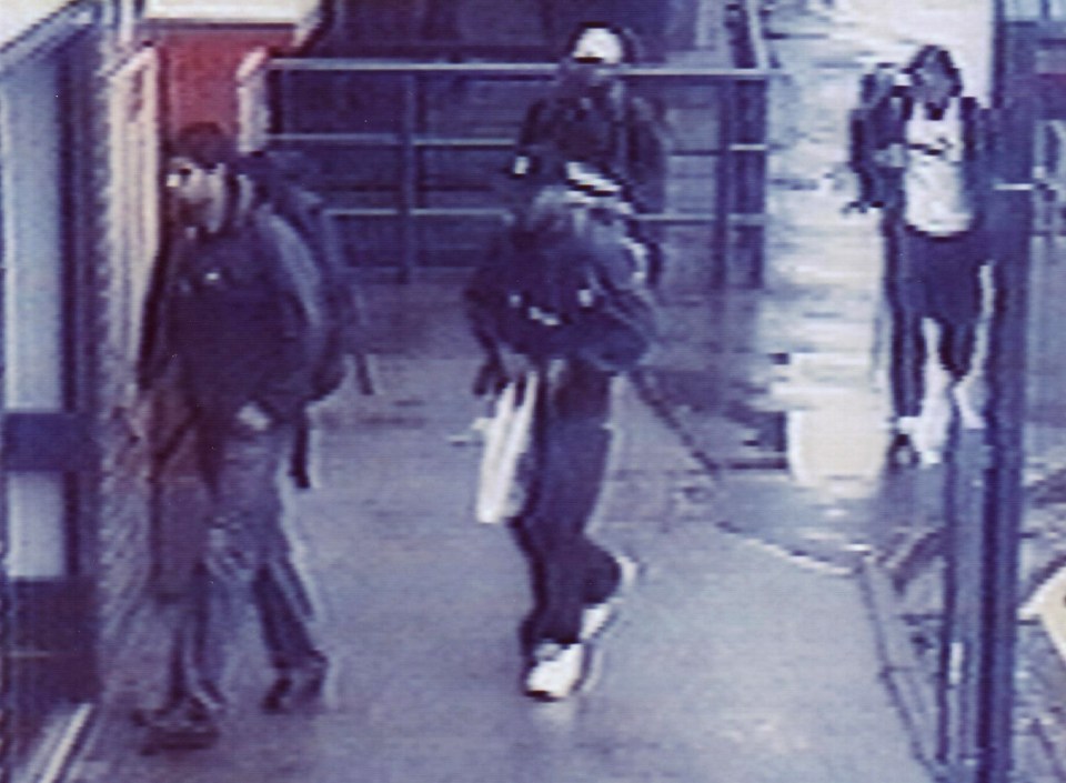  The four London bombers Hasib Hussain (left), Germaine Lindsay (2nd left), Mohammed Sidique Khan (2nd right), and Shahzad Tanweer (right) at Luton train station