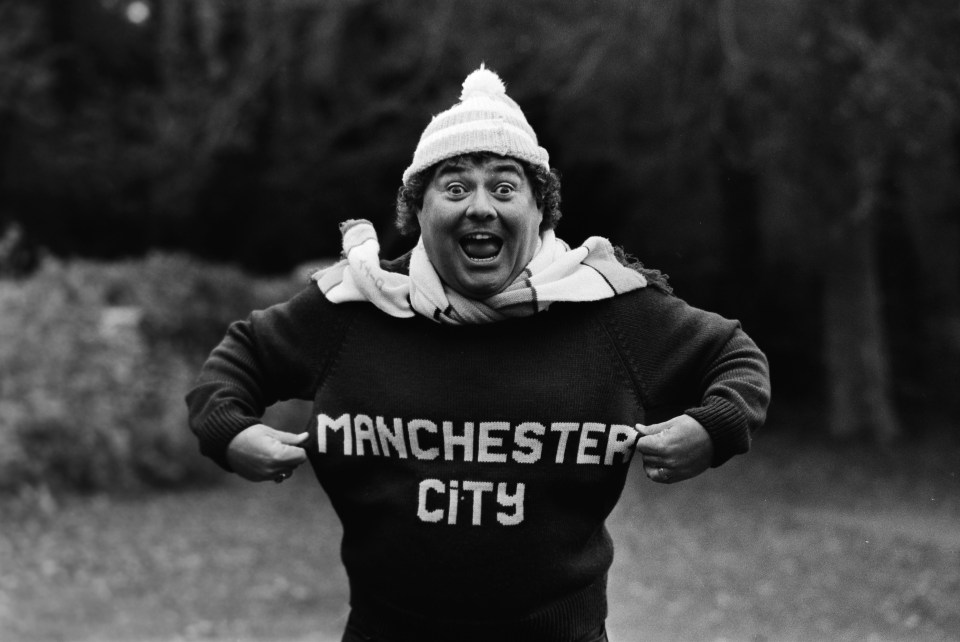  Glasgow-born Large grew up in Manchester and was a Man City fan