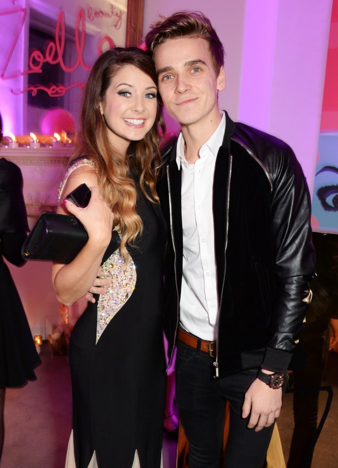 Zoe, pictured with YouTuber brother Joe Sugg, has gained millions of followers on her social media channels 