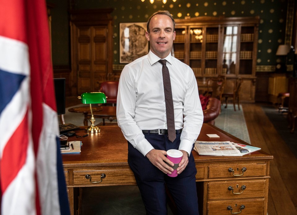  Dominic Raab has been Foreign Secretary since July 2019