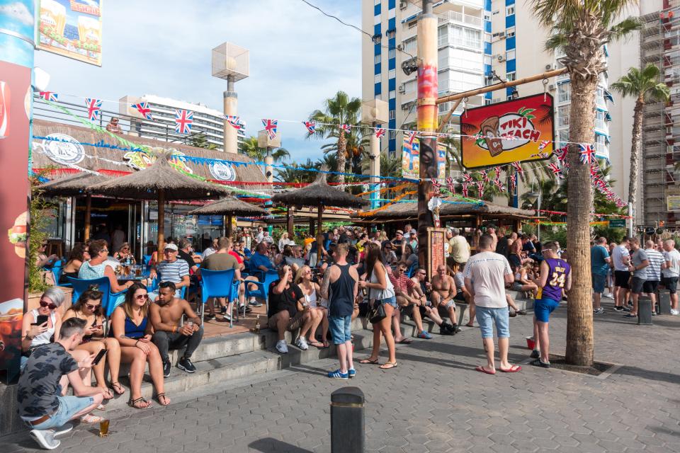  The legendary bar in Benidorm is usually bursting with customers