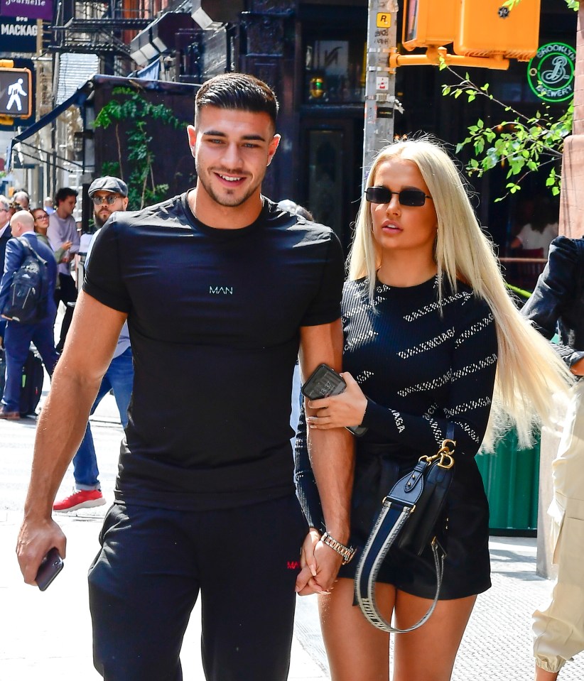  The pair going for a walk together in New York City last year