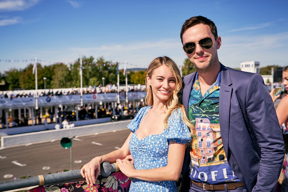  Bryanna, 26, seen smiling with her actor boyfriend Nicholas Hoult, 30