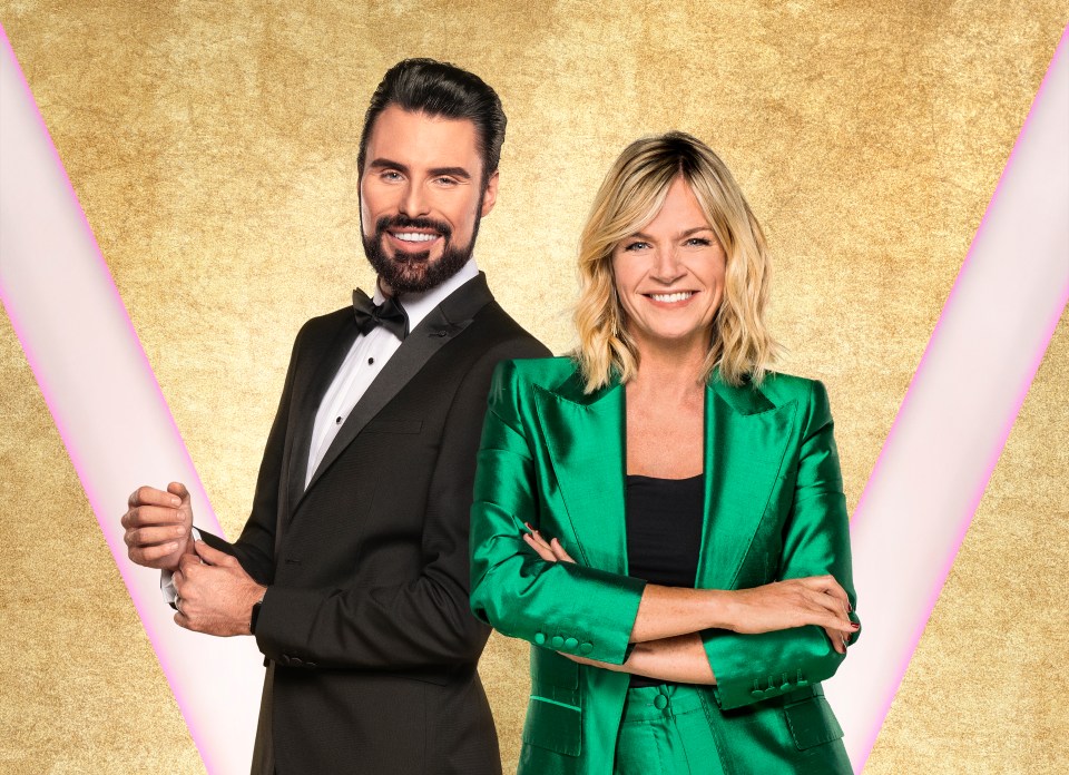  Zoe with It Takes Two co-host Rylan Clark-Neal