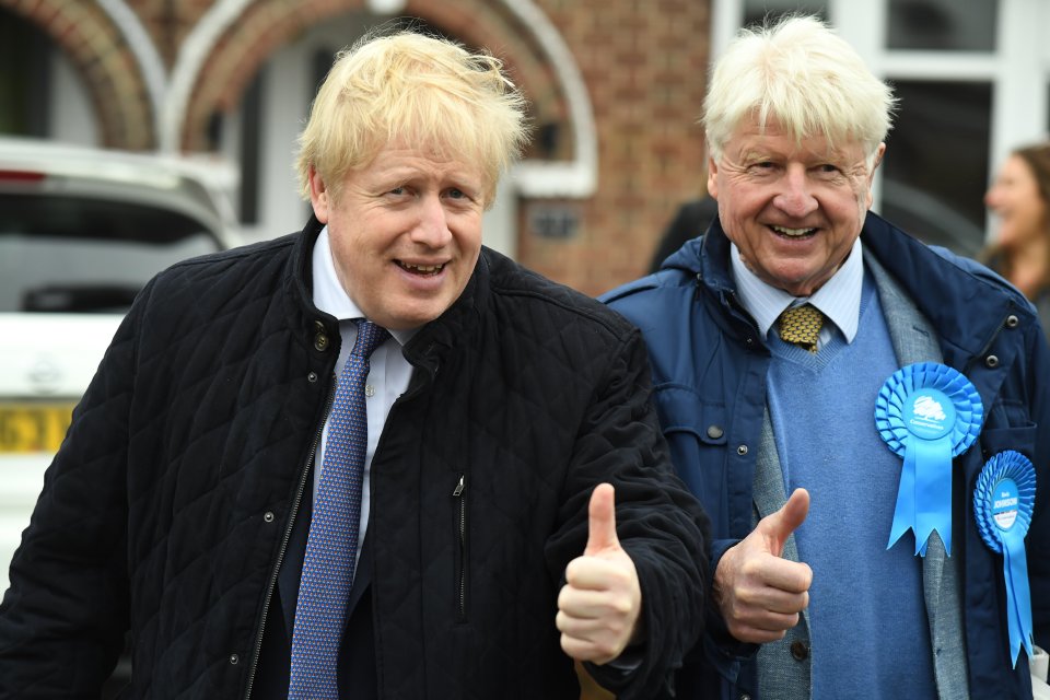 Stanley Johnson thanked the NHS for taking care of his son