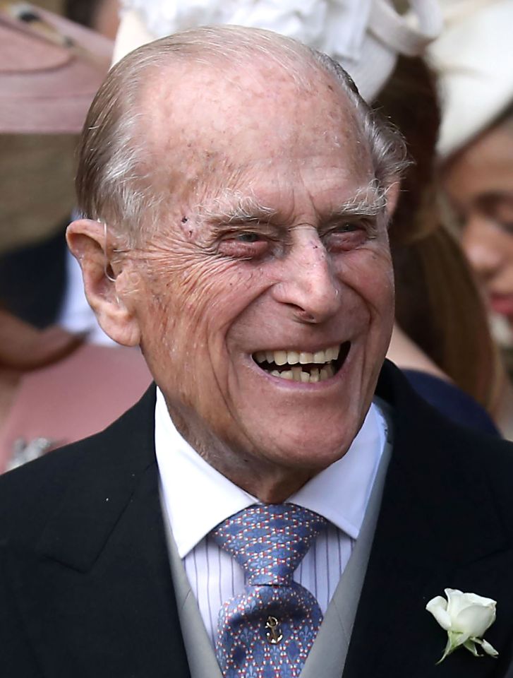 The Duke of Edinburgh received a personalised Air Force One flying jacket from Donald Trump