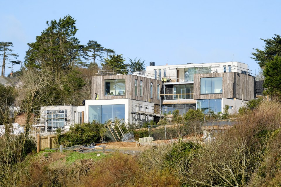  There's his £4.4million beachside mansion in Rock on the north Cornwall coast