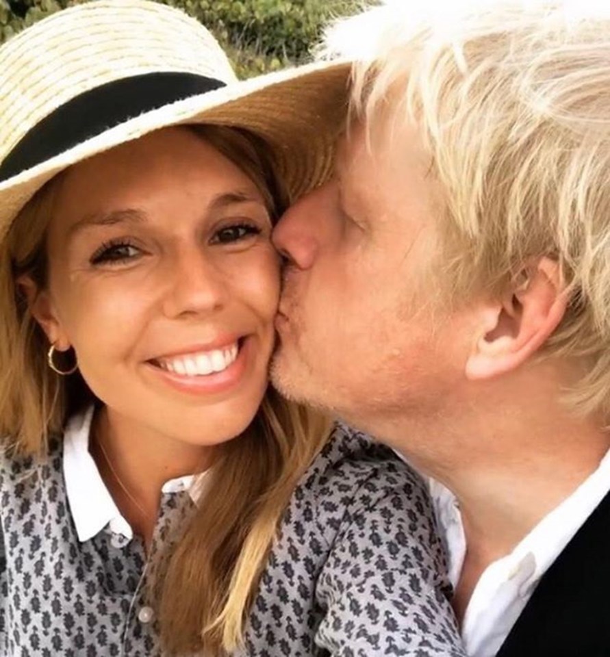  Carrie and Boris announced their pregnancy in February