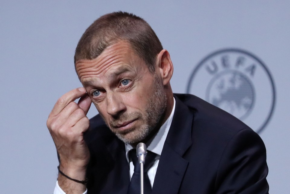  Uefa chief Ceferin co-authored a letter accepting a cancellation may be unavoidable