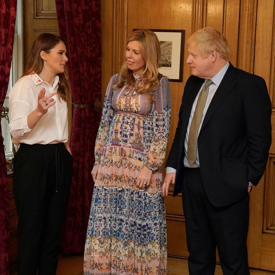  Carrie and Boris mark International Women's Day at Downing Street