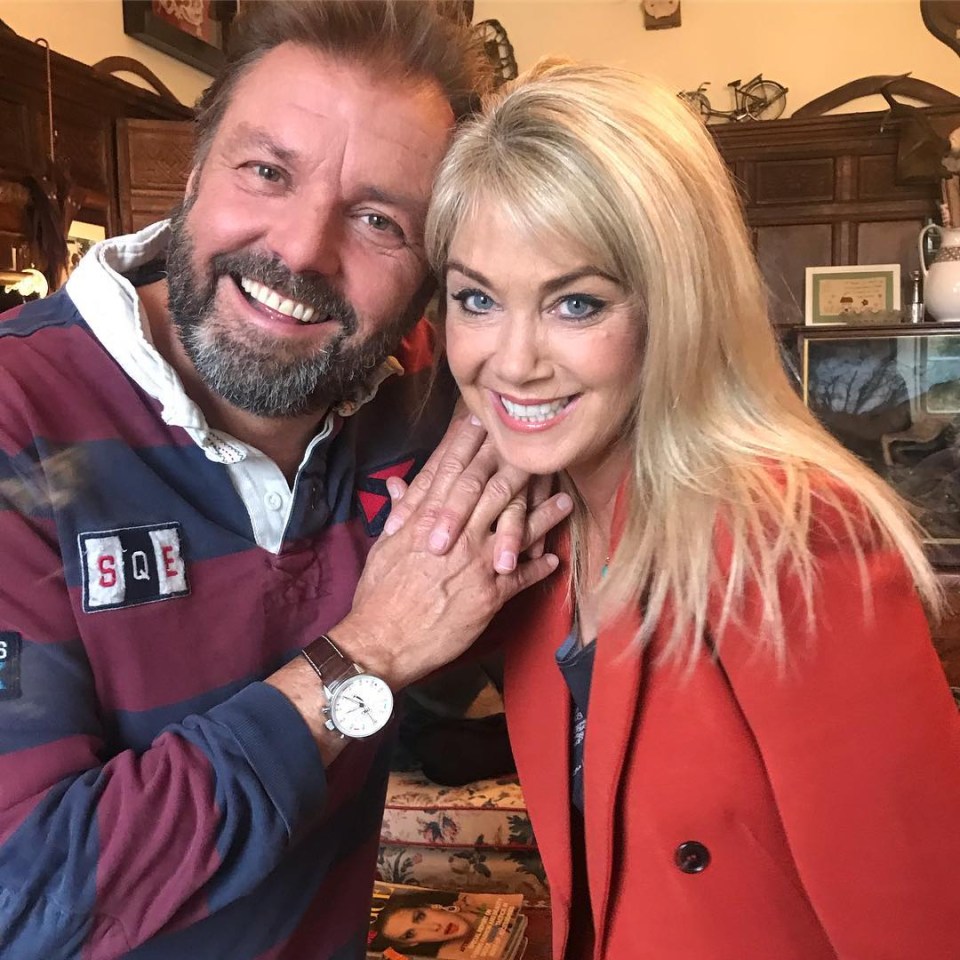  Lucy with her former co-host Martin Roberts