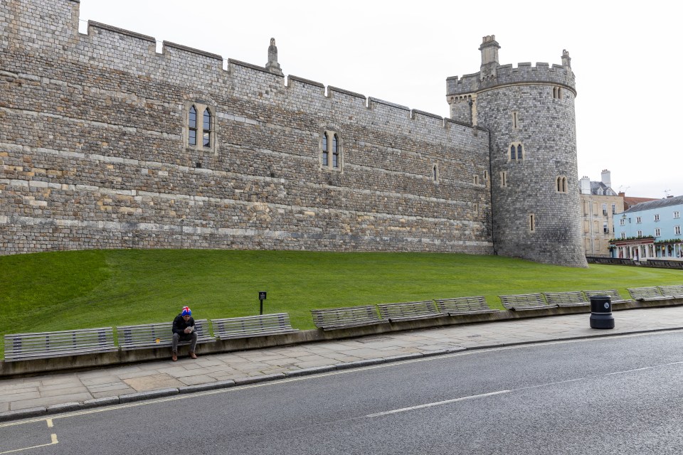 The Queen has a skeleton team of staff at Windsor Castle where she is in isolation with 98-year-old Prince Philip