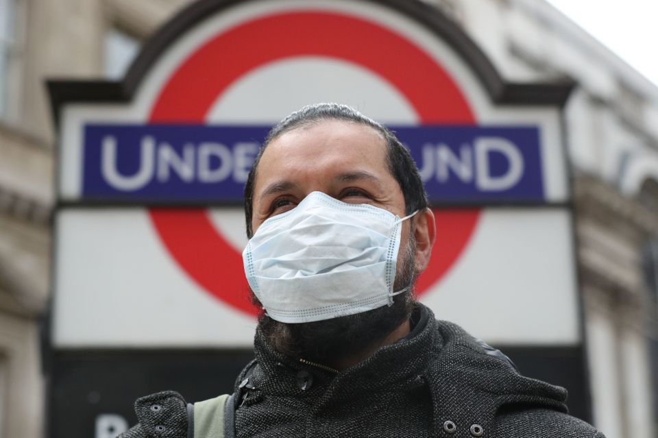  The British public will not have to wear face masks in public