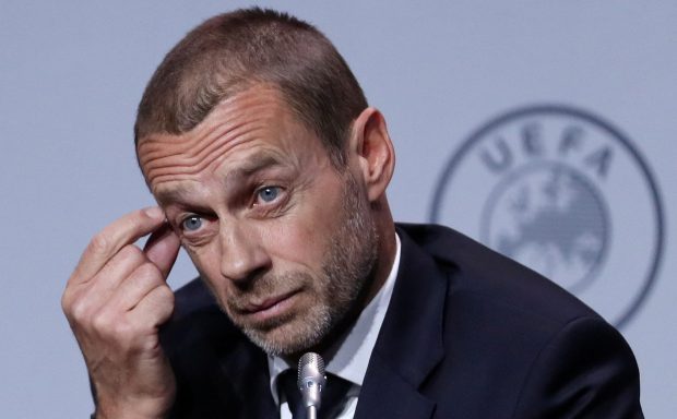 Uefa president Aleksander Ceferin is among the organisation's chiefs pressing leagues and clubs to do al they can to finish the season, whenever that might be