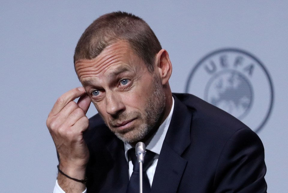  Uefa president Aleksander Ceferin is among the organisation's chiefs pressing leagues to do all they can to finish the season at some stage