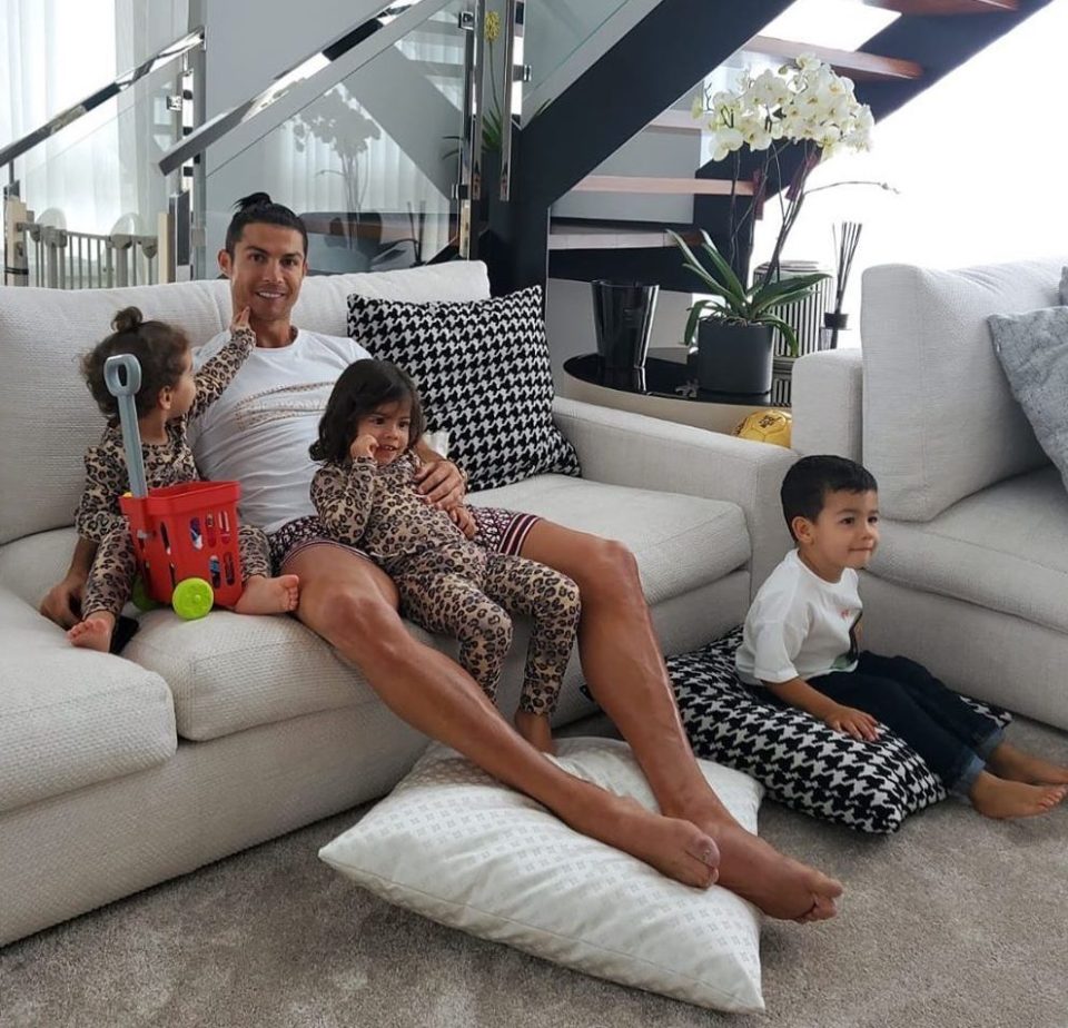  Cristiano Ronaldo and his family have been self-isolating in his £7m Madeira home