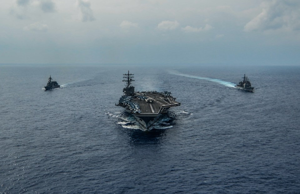  The aircraft carrier USS Ronald Reagan is also out of action