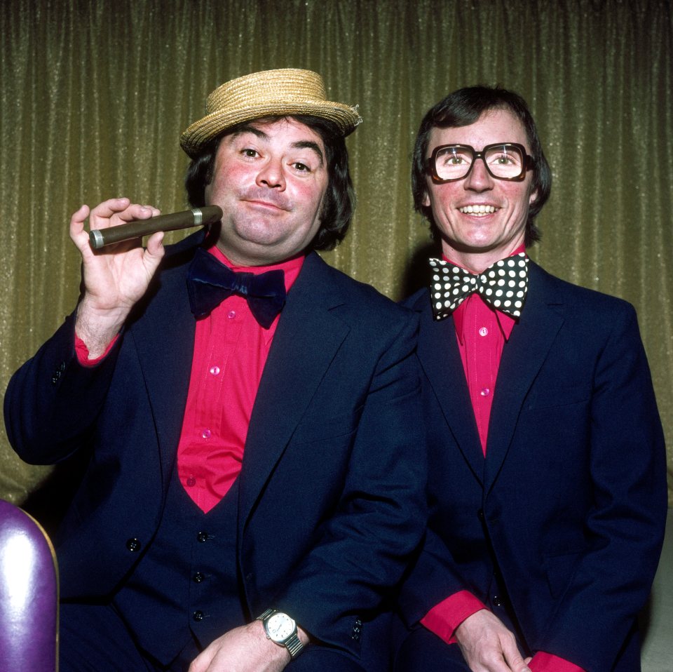  The comedy duo pictured in 1977