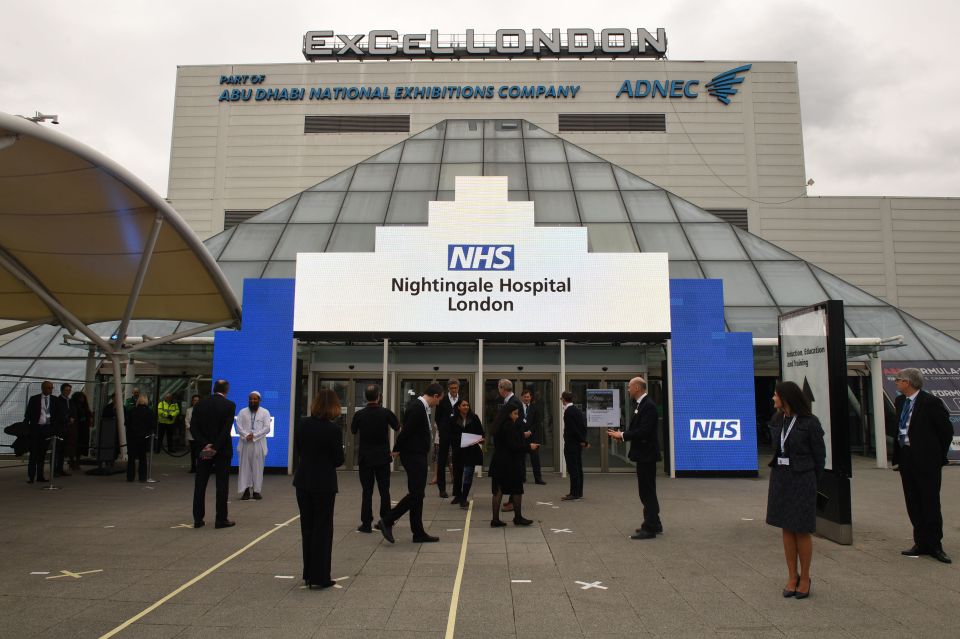  NHS Nightingale opened in London today