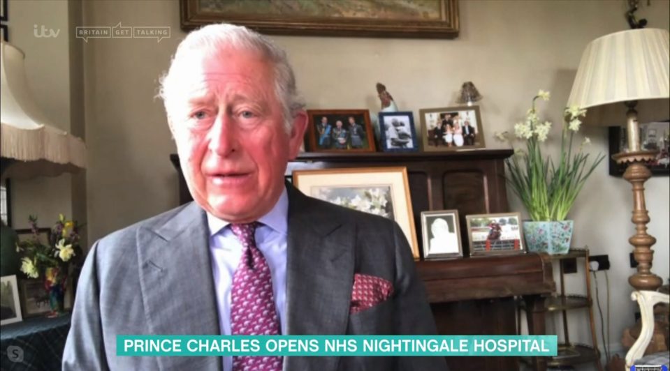  A source close to Prince Charles said 'He missed being able to get outside and found it all a bit frustrating'