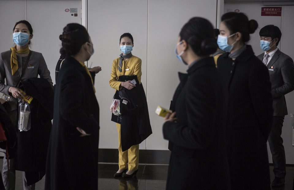  Staff preparing for the airports re-opening