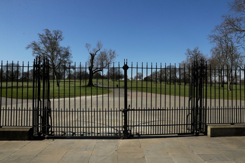 Brockwell Park in South London was closed after overcrowding