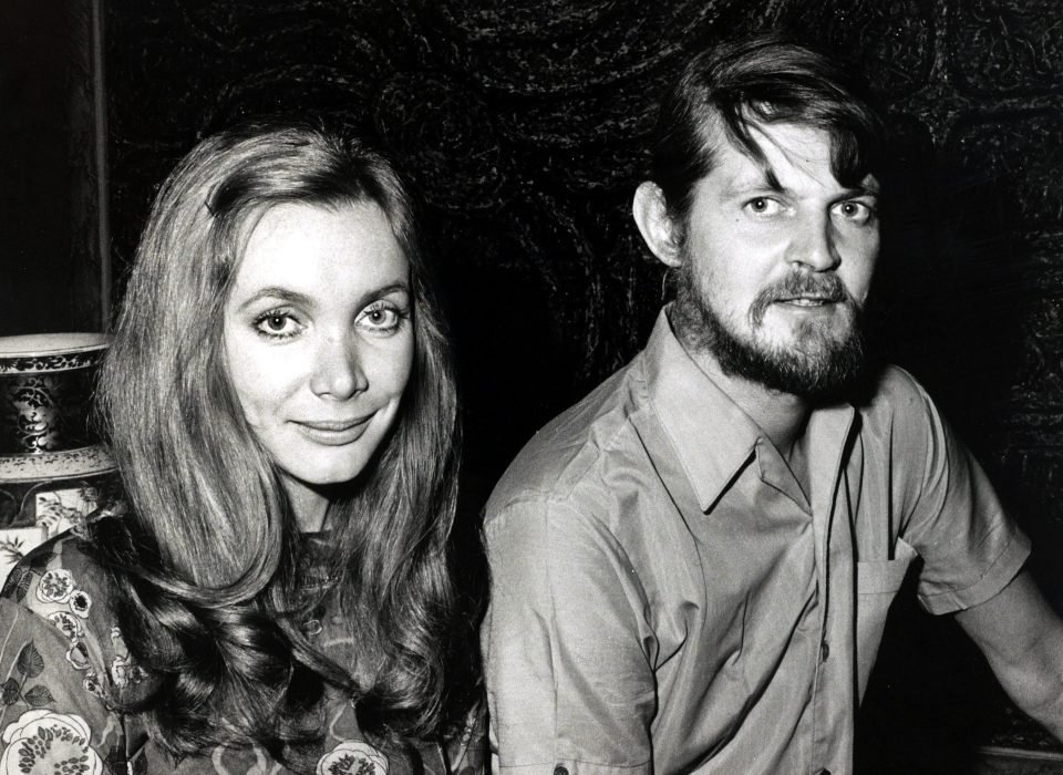  In 1971 with his wife, Hungarian model Anna Gael