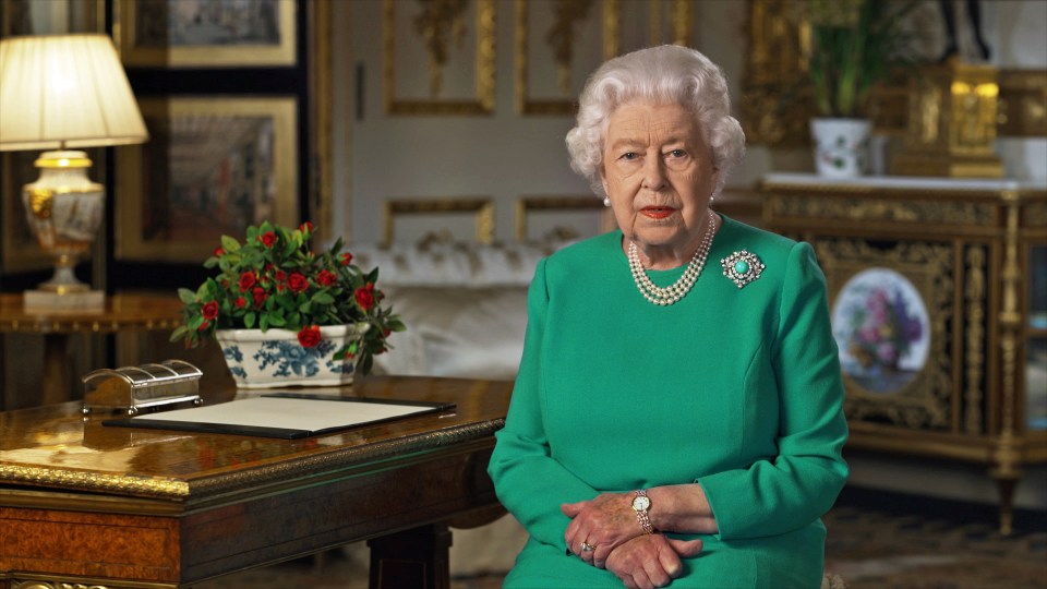  The Queen issued a televised address to the nation