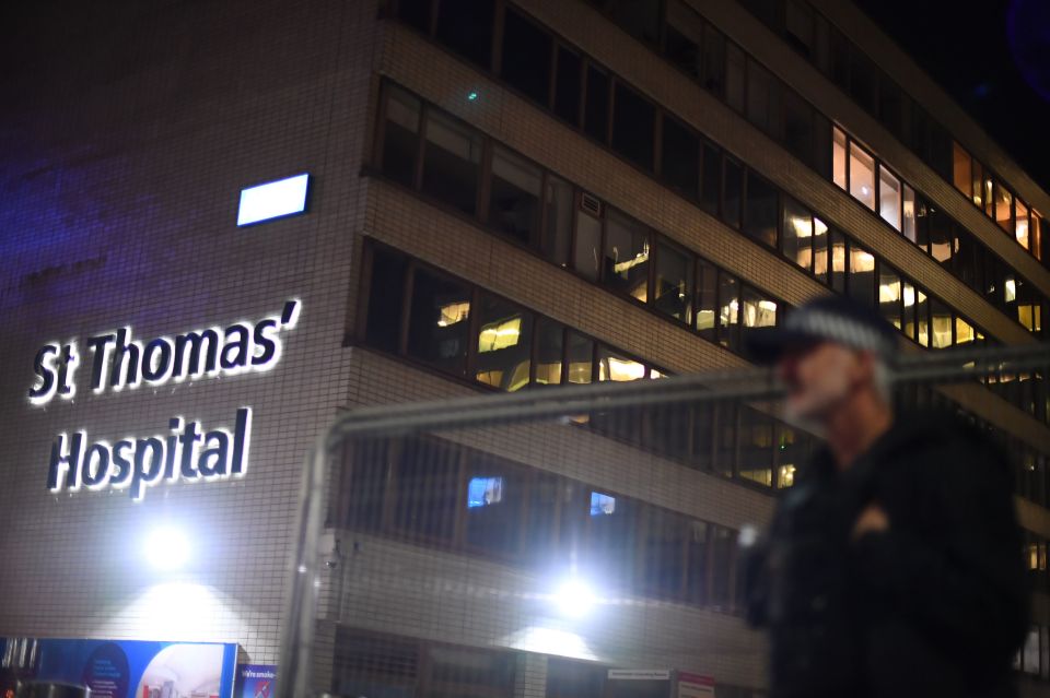  The prime minister is currently in intensive care at St Thomas's Hospital in London