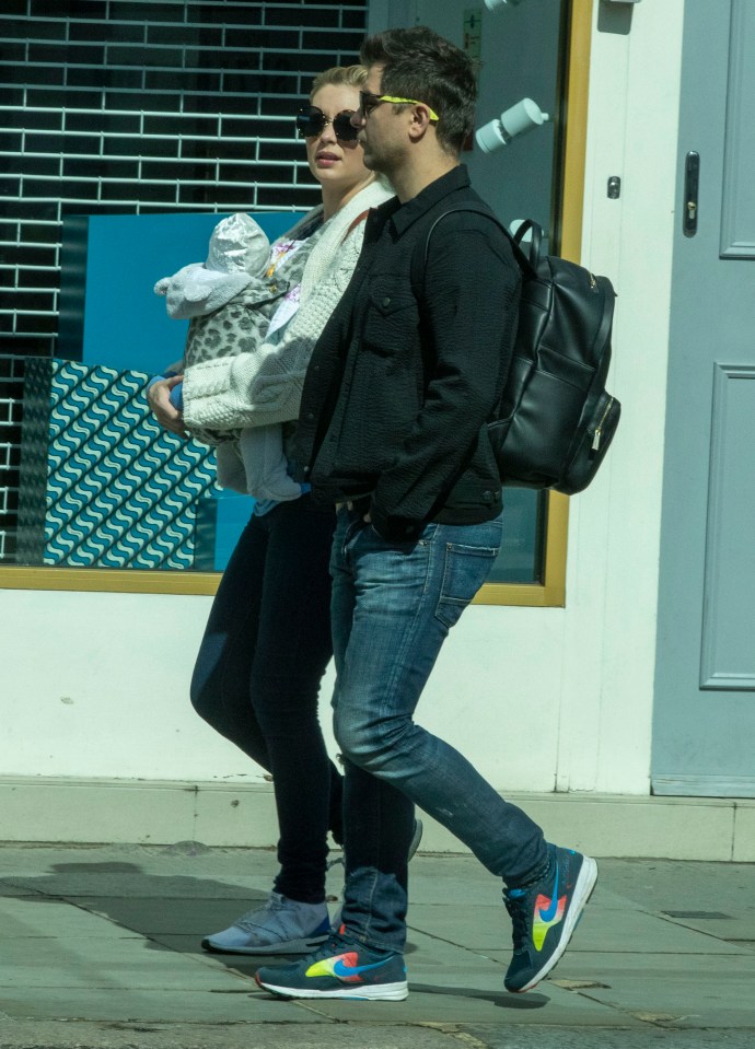  The couple were making the most of their one hour slot for daily exercise