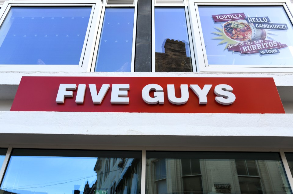 Five Guys has reopened 20 of its restaurants for delivery and click and collect orders 