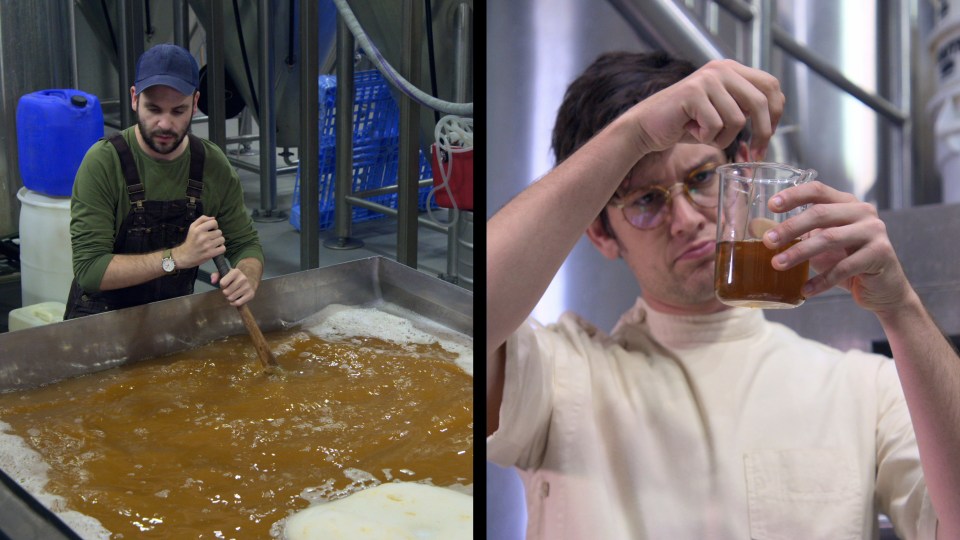  The two brothers are both beer experts but have very different approaches to work