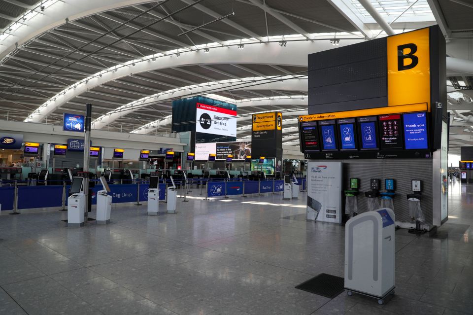 Empty airport