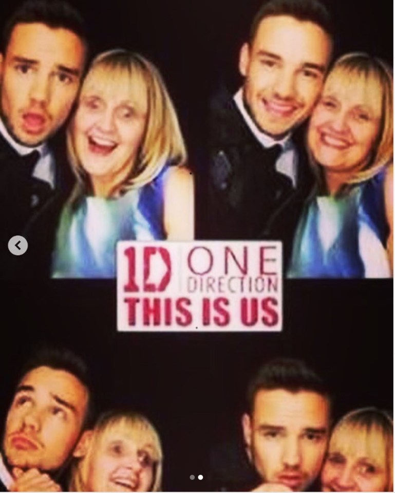  After seeing the photos, Liam's mum clipped him around the ear while backstage at The O2