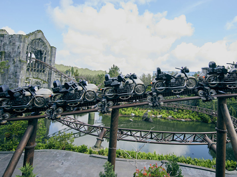 First person videos of rides at the Wizarding World of Harry Potter are available