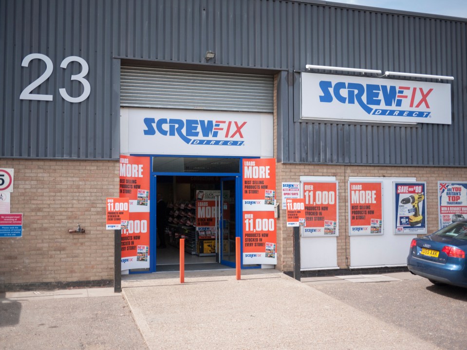  Screwfix is open, but only for click and collect