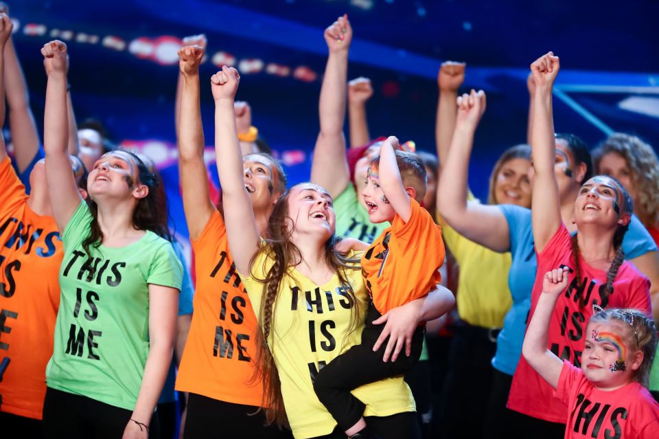  The singing act Sign Along With Us were elated to receive the Golden Buzzer from BGT judge David Walliams.