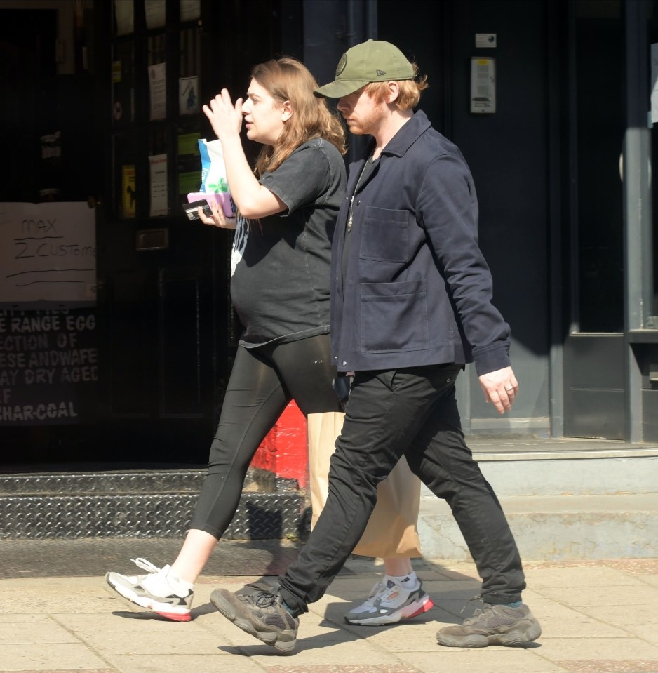  They picked up essentials on their walk in the sunshine yesterday