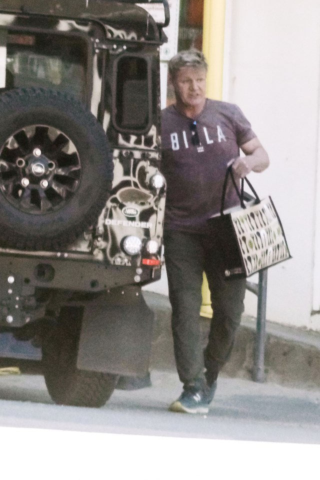  Gordon Ramsay pictured after going to the shops following his move to Cornwall