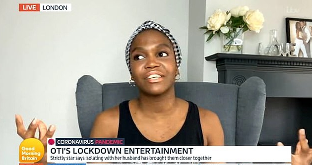 Oti appeared on Good Morning Britain today